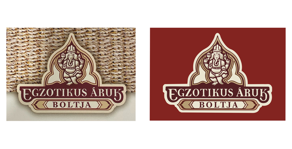 Logo pixel-pontos vektorizálása